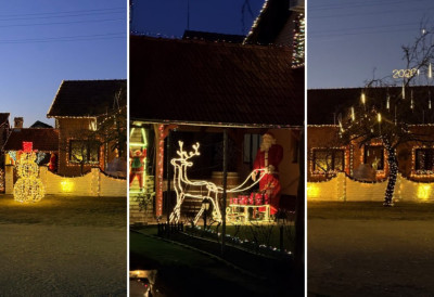 (ФОТО, ВИДЕО) БОЖИЋНА МАГИЈА У ДОЊЕМ ТАВАНАКУТУ Кућа Маринка Бајића већ 20 година привлачи хиљаде посетилаца и сија са више од 30.000 лампица