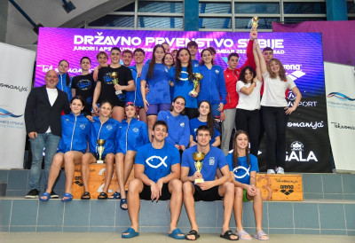 ПЛИВАЧИ И ПЛИВАЧИЦЕ НОВОГ САДА НАЈУСПЕШНИЈИ ЕКИПНО на Зимском првенству Србије за јуниоре и у апсолутној категорији