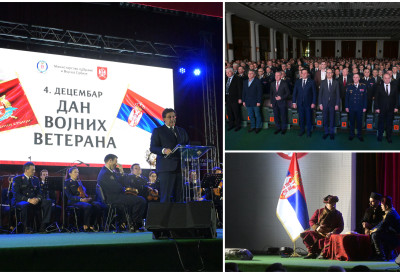 МИНУТ ЋУТАЊА ЗА ПОГИНУЛЕ У РАТОВИМА Одржана Свечана академија поводом Дана војних ветерана