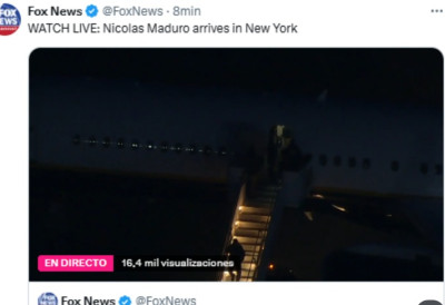 (ВИДЕО) МАДУРО СЛЕТЕО У ЊУЈОРК, протести испред војне базе, ВЕНЕЦУЕЛАНСКИ ПРЕДСЕДНИК САОЧАВА СЕ С ОПТУЖБАМА ЗА НАРКОТЕРОРИЗАМ