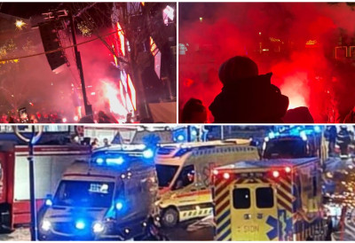 (ВИДЕО, ФОТО) СТРАВИЧНА ТРАГЕДИЈА НА ДОЧЕКУ НОВЕ ГОДИНЕ Неколико десетина људи страдало у пожару у швајцарском ексклузивном зимовалишту ВАТРОМЕТ ПРЕТВОРИО СЛАВЉЕ У УЖАС