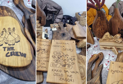 КУВАРИЦА РУМЕНА, ОКРУГЛА, ВРЕДНО СКИДА РЕЦЕПТЕ СА ГУГЛА Ирина и Владимир из Зрењанина развили оригинални посао: Овако изгледају њихове варјаче и даске