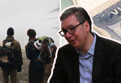 ПОЛИТИКА ПРЕДСЕДНИКА ВУЧИЋА МЕЊА ИМИЏ СРБИЈЕ Наша земља није на листи Стејт департмента за обуставу имигрантских виза ПРИЗНАЊЕ НАШИМ ГРАЂАНИМА