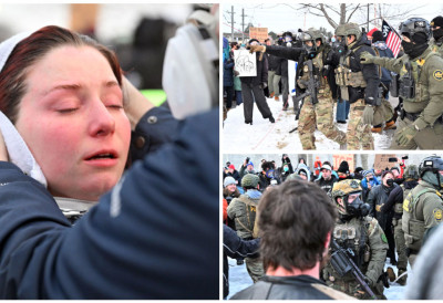 ГРАДОНАЧЕЛНИК ЗАТРАЖИО ОДЛАЗАК ФЕДЕРАЛАЦА У знак сећања на убијену Рене Гуд стотине људи ОКУПЉЕНО НА БДЕЊУ (ФОТО)