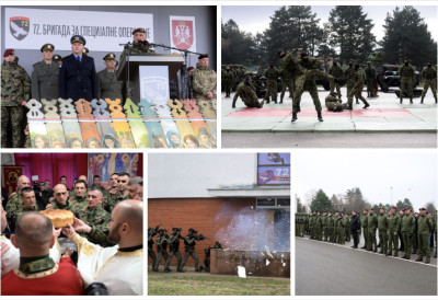 ОДРЖАН ПРИКАЗ ДЕЛА СПОСОБНОСТИ ЈЕДИНИЦЕ Обележен Дан 72. бригаде за специјалне операције