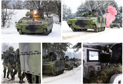 ЈАЧА МАНЕВАРСКА МОЋ ПЕШАДИЈЕ ВОЈСКЕ СРБИЈЕ Модернизована борбена оклопна возила и нови аутомати ПЛУС ”МАЉУТКА”