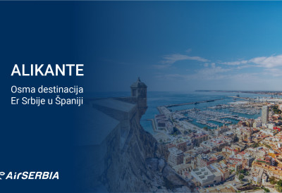 ЕР СРБИЈА ПОТВРЂУЈЕ СВОЈ ПРИМАТ НА ТРЖИШТУ ШПАНИЈЕ: Од јуна директни летови из Београда за сунчани Аликанте