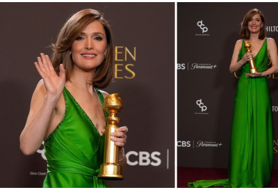 ШАНЕЛ ХАЉИНА ПЛЕНИЛА ПАЖЊОМ! 210 сати ручног рада за 4.660 везених перли и кристала! ЕЛЕГАНЦИЈА и раскош на додели Златног глобуса