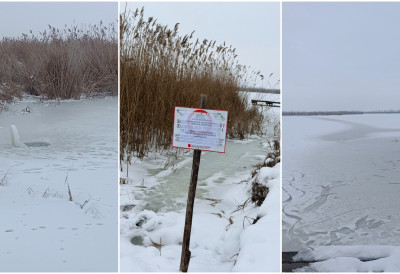 (ФОТО, ВИДЕО) ВАРЉИВИ ЛЕД НА ПАЛИЋУ И ЛУДАШУ Стручњаци упозоравају да клизање на језерима није безбедно