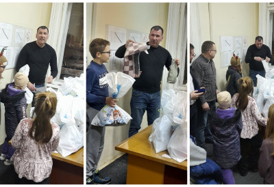 ШК „БОРА КОСТИЋ“ ИЗ ВРШЦА ОБРАДОВАО ЧЛАНОВЕ: Пакетићи за најмлађе