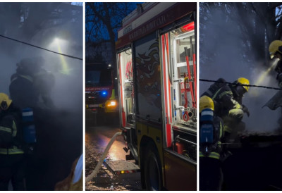 ВЕЛИКИ ПОЖАР НА ДЕТЕЛИНАРИ Поново горео напуштени објекат! Брза акција ватрогасаца, нема повређених (ВИДЕО)