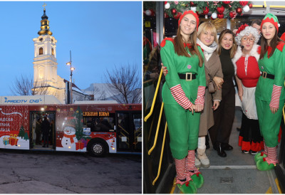 (ФОТО) Новосадска божићна чаролија у покрету ПРАЗНИЧНИ АУТОБУС СА ИНТЕРАКТИВНИМ ПРЕДСТАВАМА ЗА ДЕЦУ ДО 16. ЈАНУАРА