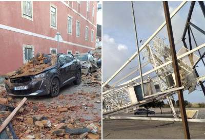 (ВИДЕО) МИЛИОН ЉУДИ У МРАКУ Олуја Кристин ОДНОСИ ЖРТВЕ у Португалији и Шпанији РАСТЕ БРОЈ ПОГИНУЛИХ Саобраћај отежан, МЕТЕОРОЛОШКА БОМБА блокирала железницу