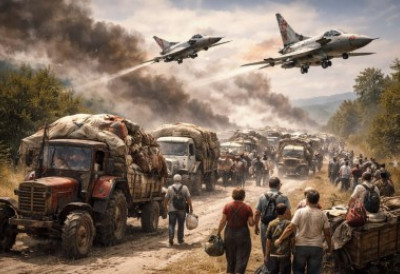 СУЂЕЊЕ ЗА ПЕТРОВАЧКУ ЦЕСТУ И РАТНИ ЗЛОЧИН НАД СРБИМА Хрватски авиони бомбардовали колону српских избеглица, гинула деца и старци, сведочила жена рањена код Сводне