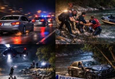 ТИНЕЈЏЕР (15) СА САПУТНИКОМ ДИВЉАО ПО ПУТУ ПРЕКО 200 НА САТ Бежећи од полиције скочили у реку У АУТОМОБИЛУ ПРОНАЂЕНО И ОРУЖЈЕ