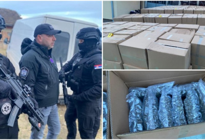 (ВИДЕО) НАЈВЕЋА ЗАПЛЕНА У ИСТОРИЈИ СРПСКЕ ПОЛИЦИЈЕ У селу код Крушевца ОТКРИВЕНО 5 ТОНА МАРИХУАНЕ вредних 10 МИЛИОНА ЕВРА