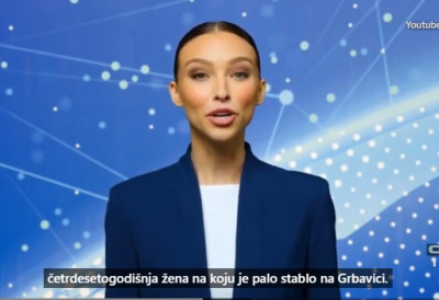 (ВИДЕО) Вештачка интелигенција ушла у ТВ Дневник ОВАКО ИЗГЛЕДА АИ ВОДИТЕЉКА Видео са ОБН-а шири се мрежама