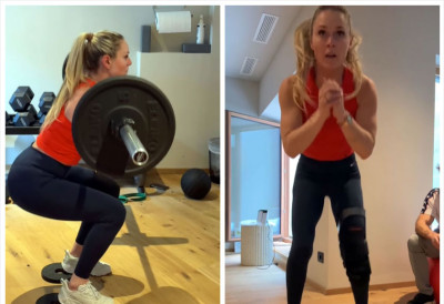 (ВИДЕО) А РЕКЛИ СУ ДА ЈЕ ПОВРЕЂЕНА, ЊЕНИ ЛИГАМЕНТИ СУ ЧУДО Ево како тренира шампионка у 41. ЛИНДЗИ ВОН ПРКОСИ ЛЕКАРИМА