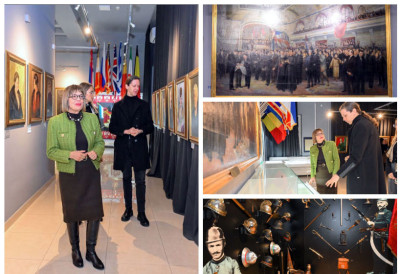 ”ПРИЛИКА ДА СЕ ПОДСЕТИМО СЛАВНИХ ДАНА СРПСКЕ ИСТОРИЈЕ” Маја Гојковић посетила Музеј Војводине: Овде су портрети свих жена које су биле делегати на Великој народној скупштини