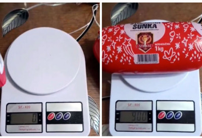 ГДЕ НЕСТАДЕ 100 ГРАМА ШУНКЕ? Купац у шоку када је дошао из куповине, СТАВИО ЈЕ ПРОИЗВОД НА ВАГУ (ВИДЕО)