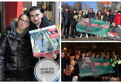 ДВОЈЕ МЛАДИХ У ХУМАНИТАРНОЈ ШЕТЊИ КРОЗ СРБИЈУ Александар и Нина прећи ће 920 километара за 30 дана, у недељу стижу у Суботицу