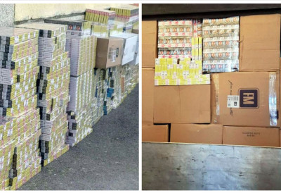 ТУТИНАЦ У КАМИОНУ ПРЕВОЗИО ЦИГАРЕТЕ БЕЗ ”ПАПИРА” Забункерисао 1.600 боксова, оштетио државу за велики новац (ВИДЕО)