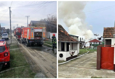 ГОРЕО СЕЊАК У ОБРОВЦУ Три ватрогасне екипе интервенисале (ФОТО, ВИДЕО)