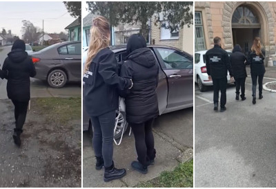 (ВИДЕО) ПОГЛЕДАЈТЕ КАКО ЈЕ УХАПШЕНА БАНКАРСКА СЛУЖБЕНИЦА Сумњичи се да је трошила новац клијената СВЕ СЕ ДОГОДИЛО У ЈЕДНОМ МЕСТУ У БАЧКОЈ
