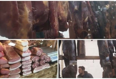 (ФОТО) У МАЧКАТУ СЕ НЕ ДИШЕ, САМО МИРИШЕ! Пршута и сланина преплавиле село, хиљаде људи дошле да пробају најбоље домаће ђаконије