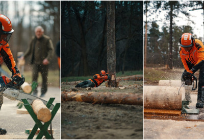 (ФОТО, ВИДЕО) МОТОРКА, ВЕШТИНА И АДРЕНАЛИН ДО МАКСИМУМА Репрезентативци Србије спремни за Светско првенство дрвосеча