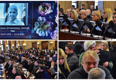 (ФОТО) ОДЛАЗАК ХРАБРЕ И ВЕЧИТО НАСМЕЈАНЕ ЖЕНЕ-БОРЦА У Скупштини АП Војводина одржана комеморација прерано преминулој Татјани Јечменици Јевтић