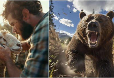 МАЈКА МЕДВЕДИЦА ОД 400 КГ БРУТАЛНО НАПАЛА ПАСТИРА (45) ПРЕД ОЧИМА ПОЗНАНИКА Да ствар буде гора, амбулантно возило заглавило се у блату!