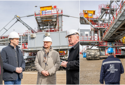 ЗАВРШЕНА МОНТАЖА БАНДВАГЕНА НА КОПУ „ДРМНО“ Нова опрема у ЕПС – више угља и сигурности