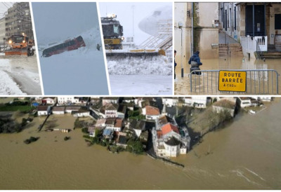 (ФОТО) Марибор у мраку и ванредном стању, Беч блокиран! ПОТПУНИ КОЛАПС У ЕВРОПИ Хрватске обале под водом, Француска у страху од нових поплава!