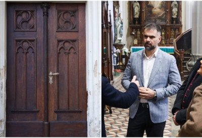 (ФОТО) У РЕКОРДНОМ РОКУ ЗАВРШЕНА РЕСТАУРАЦИЈА ЦРКВЕНИХ ВРАТА ОШТЕЋЕНИХ У ПОДМЕТНУТОМ ПОЖАРУ Погледајте како сада изгледају!