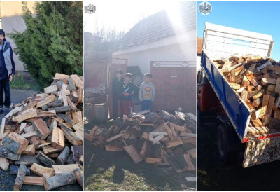 ЗА ТОПЛИНУ ДОМА У добротворној акцији Епархије бачке обезбеђено 25 кубика огрева за 13 породица из Куле