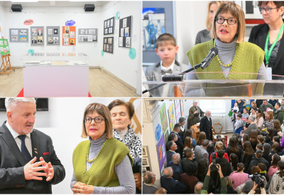 МАЈА ГОЈКОВИЋ ОТВОРИЛА ИЗЛОЖБУ ПОСВЕЋЕНУ СВЕТОЗАРУ МИЛЕТИЋУ Деца оживела дух великана кроз цртеже, песме и приче