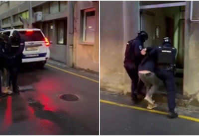 (ВИДЕО) Акција полиције ПОГЛЕДАЈТЕ КАКО ЈЕ ПРИВЕДЕН ОСУМЊИЧЕНИ ЗА ПАЉЕЊЕ АУТОМОБИЛА БАКЕ ПРАСЕТА