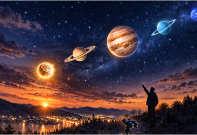 НЕБО СПРЕМА СПЕКТАКЛ 28. ФЕБРУАРА! Шест планета у низу видљиво и из Србије