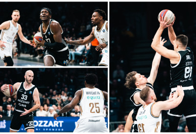 (ВИДЕО) ПАРТИЗАН СРУШИО ДУБАИ! Црно-бели умало до првог места, Аврамовић и Петрушев немоћни у Арени