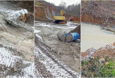 (ФОТО, ВИДЕО) ЕКОЛОШКА КАТАСТРОФА У МЕДВЕЂИ Отровне отпадне воде излиле се у реку Јабланицу УХАПШЕН УПРАВНИК РУДНИКА