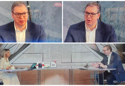 (ВИДЕО, ФОТО) „Доносим одлуке у складу са Уставом и потребама народа“ ПРЕДСЕДНИК ВУЧИЋ ГОСТОВАО НА ПИНКУ „Имамо скоро 1.450.000 пријава за упис на право својине, људи коначно могу да буду своји на своме“