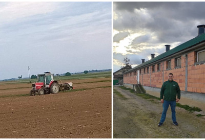 ОД ЕКОНОМСКЕ ШКОЛЕ ДО ФАРМЕ СА 700 СВИЊА! Млади инжењер Милош из Лаћарка води модерно ГАЗДИНСТВО и обрађује 100 хектара