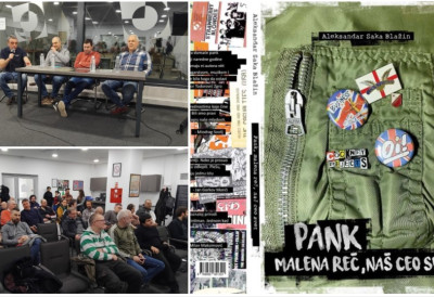 (ВИДЕО) Панк свет Саке Блажина ПРОМОЦИЈА КЊИГЕ У СКЦНС: „Животна прича густо проткана другарством, музиком и анегдотама“