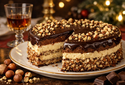 НЕЗАМЕНЉИВА КАДА ЈЕ ПОВОД ПОСЕБАН Кијев торта са лешницима најбољи спој хрскавог, кремастог и неодољивог