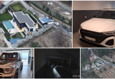 ФИЛМСКА ПОТЕРА У КОТОРУ И ТИВТУ Преко 100 полицајаца обилазило ЛУКСУЗНЕ ВИЛЕ у потрази за Звицером: У гаражама пронађено возило вредно ПОЛА МИЛИОНА ЕВРА, а било и кеша (ВИДЕО)