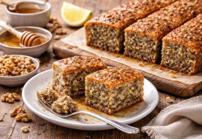 ЗАСЛАДИТЕ СЕ И КАДА СТЕ НА СТРОГОМ ПОСТУ Направите манастирски колач – мекан, сочан, а пун ораха и мака