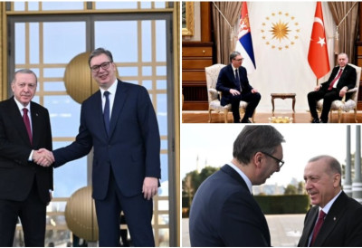 „Циљ је да размена Србије и Турске достигне 5 милијарди евра“ ПОРУЧИО ВУЧИЋ ИЗ АНКАРЕ Ердоган: У мају или јуну посетићу Београд и Нови Пазар