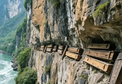 ДРЕВНИ НАРОД ВИСЕЋИХ КОВЧЕГА КОНАЧНО ИДЕНТИФИКОВАН Генетичком анализом Кинези решили ко је тако сахрањивао мртве