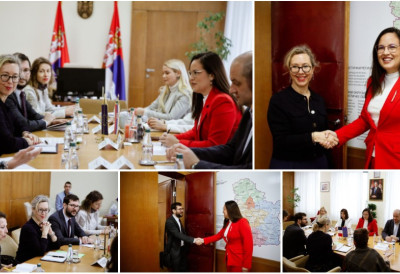 ПАВКОВ С АМБАСАДОРКОМ ФРАНЦУСКЕ О ВАЖНИМ КАПИТАЛНИМ ПРОЈЕКТИМА: Радује ме што нас и у 2026. години очекује наставак добре сарадње